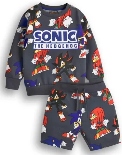 Sonic the Hedgehog Kids Sweatshirt & Shorts Set (3-10 Years)