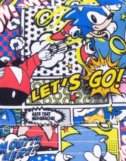 Sonic the Hedgehog Multi Comic Book Bucket Hat