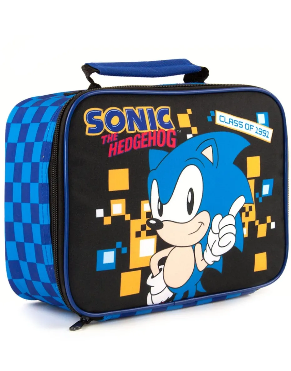 Sonic The Hedgehog Retro Style Gaming Lunch Bag