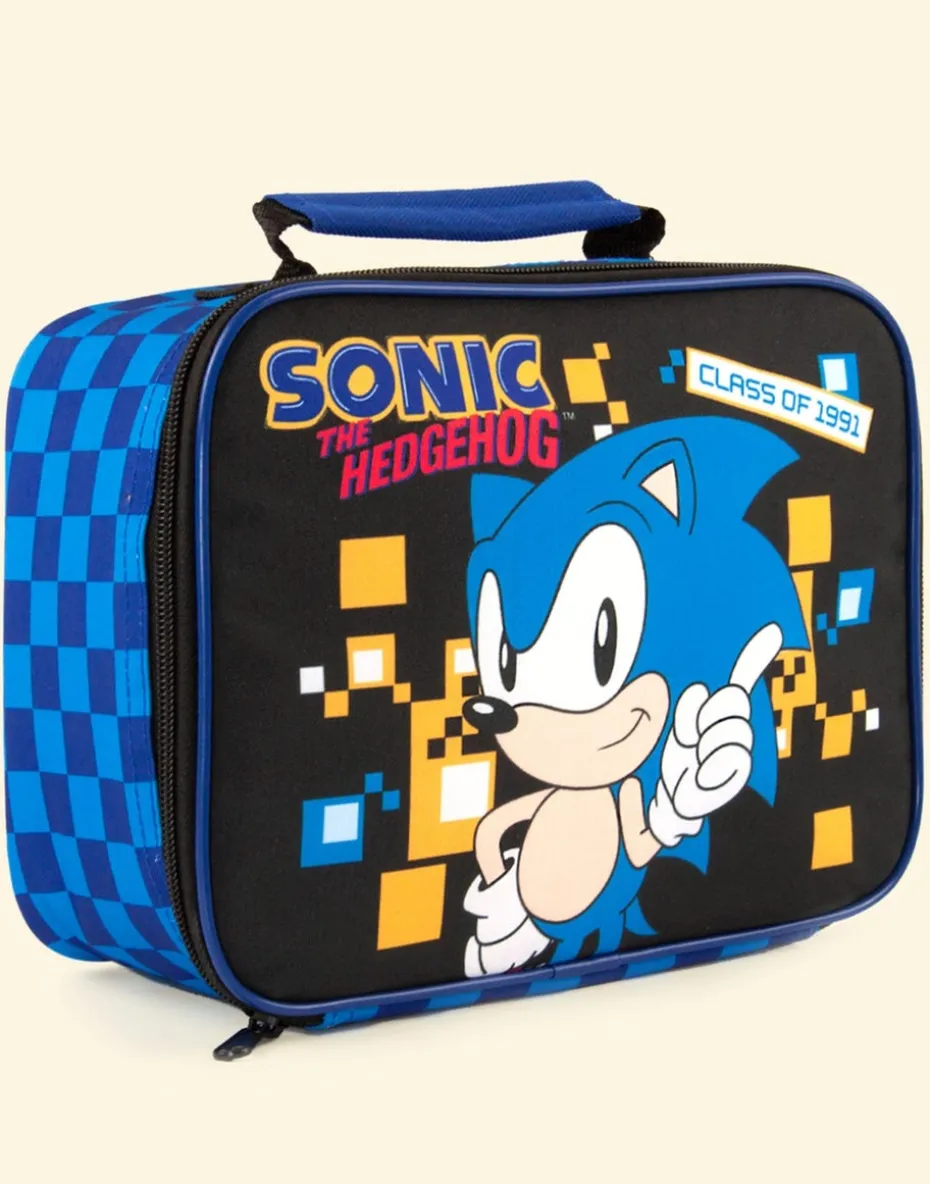 Sonic The Hedgehog Retro Style Gaming Lunch Bag