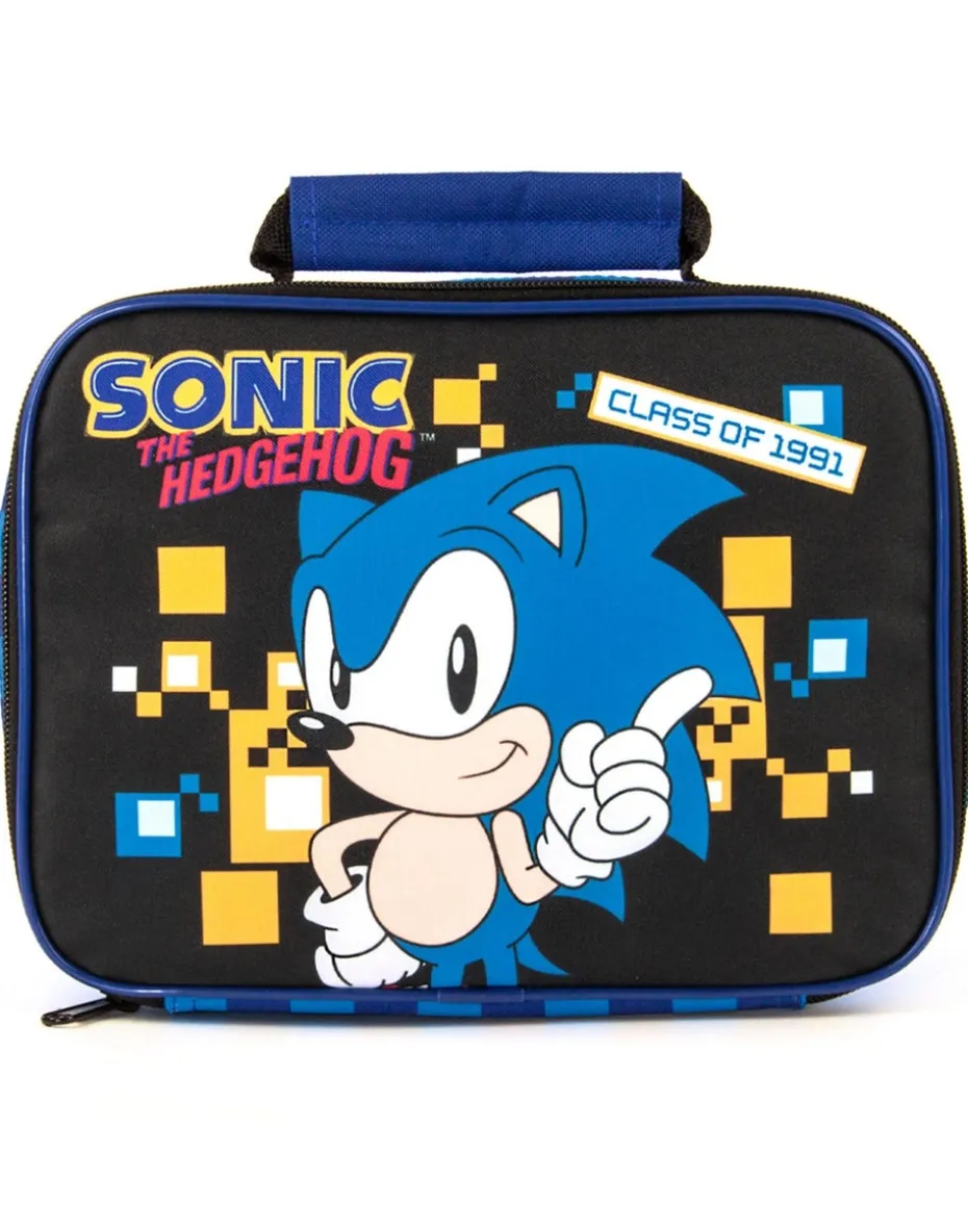 Sonic The Hedgehog Retro Style Gaming Lunch Bag