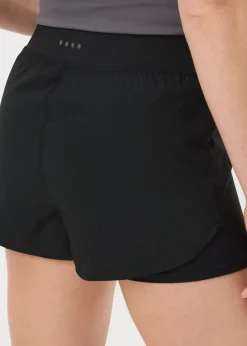 Souluxe Black 2 in 1 Shorts