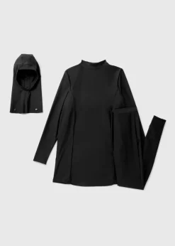 Souluxe Black 3 Piece Burkini