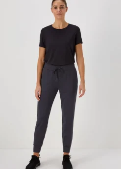 Souluxe Black Active Sports Jogging Bottoms