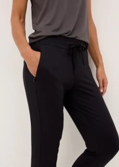 Souluxe Black Active Sports Jogging Bottoms