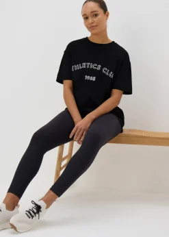 Souluxe Black Athletics Club T-Shirt