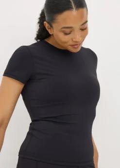 Souluxe Black Fitted Short Sleeve T-Shirt