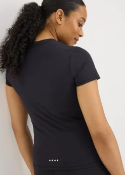 Souluxe Black Fitted Short Sleeve T-Shirt