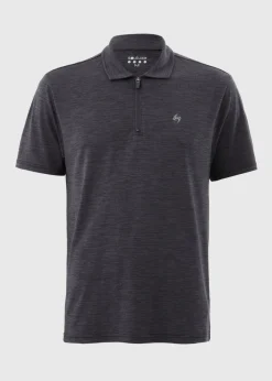 Souluxe Black Golf Polo Shirt
