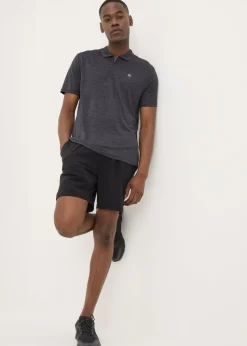 Souluxe Black Golf Polo Shirt