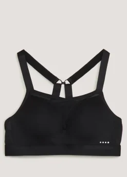 Souluxe Black Mesh Sports Bra