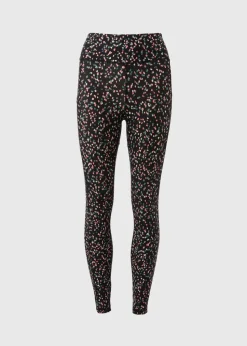 Souluxe Black Multi Dash Pattern Leggings