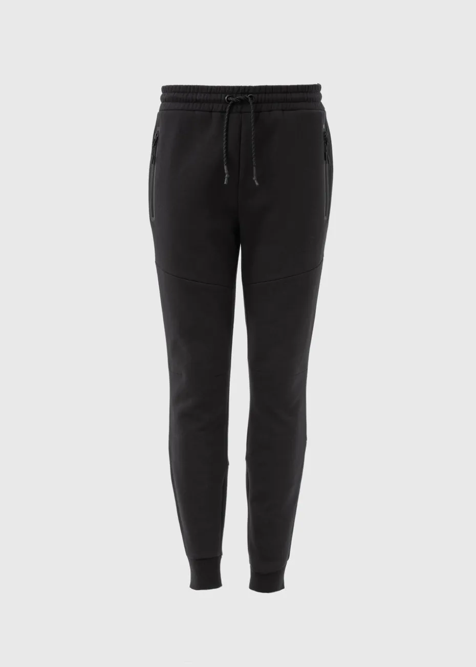 Souluxe Black Panel Joggers