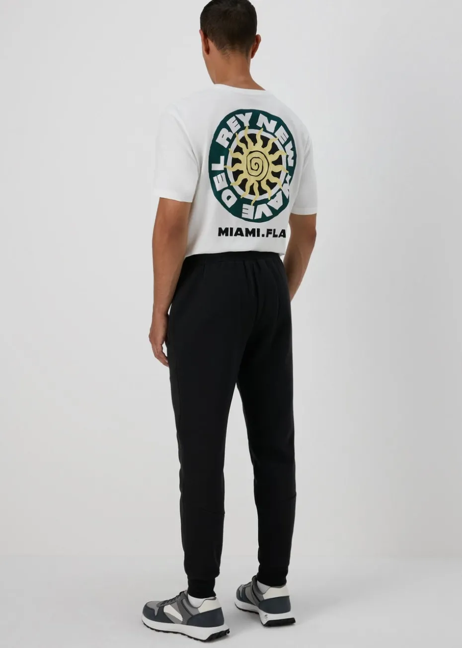 Souluxe Black Panel Joggers