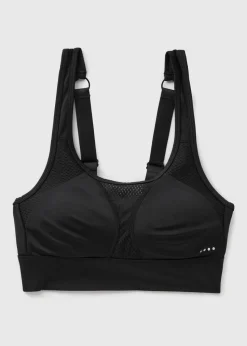 Souluxe Black Racer Back Sports Bra