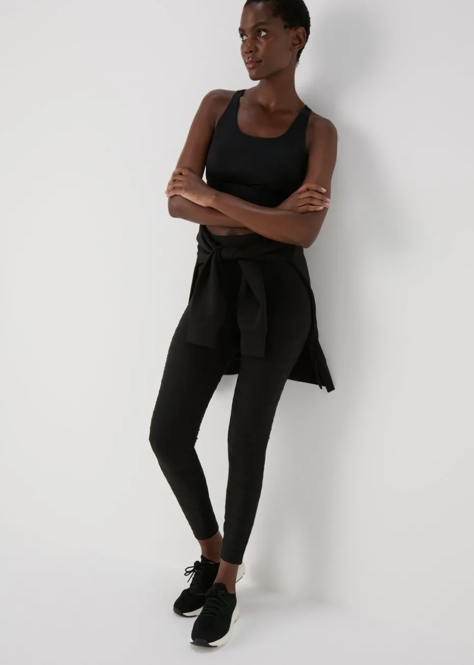 Souluxe Black Ruched Leggings