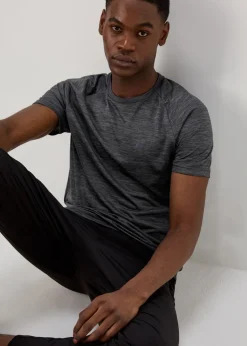 Souluxe  Black Two-Tone T-Shirt