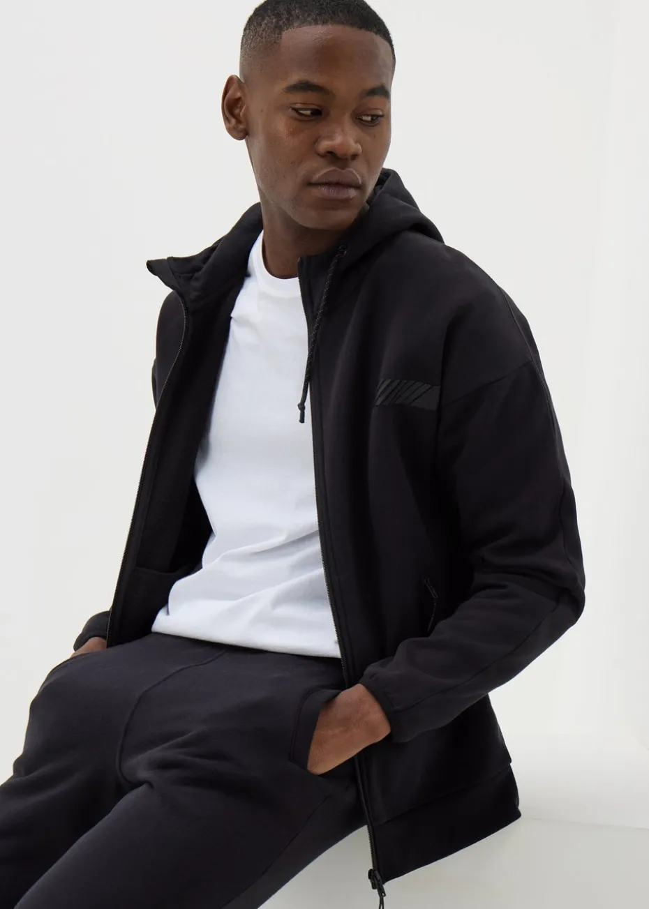 Souluxe Black Zip Up Hoodie