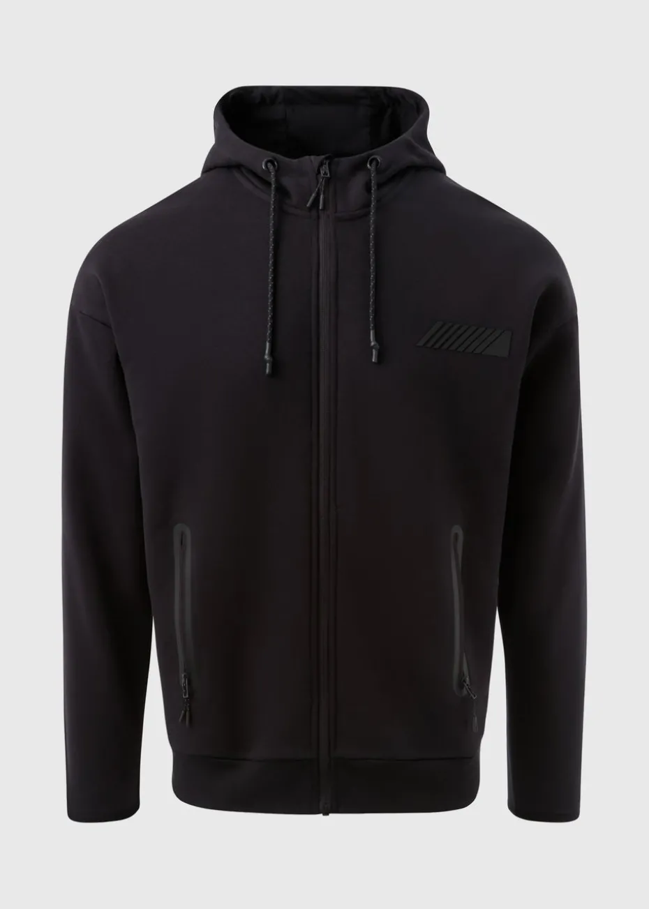Souluxe Black Zip Up Hoodie