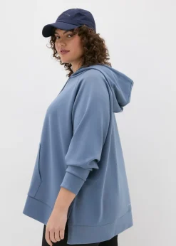 Souluxe Blue Longline Hoodie