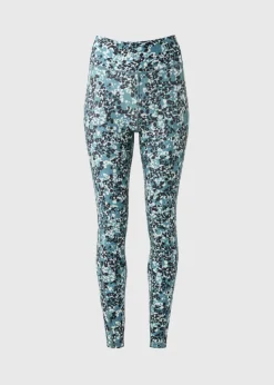 Souluxe Blue Patterned Leggings