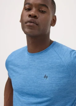 Souluxe Blue Two Tone T-Shirt