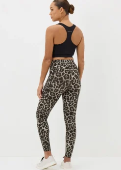 Souluxe Brown Leopard Print Leggings