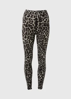 Souluxe Brown Leopard Print Leggings