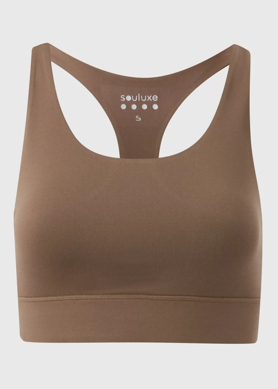 Souluxe Brown Sports Bra