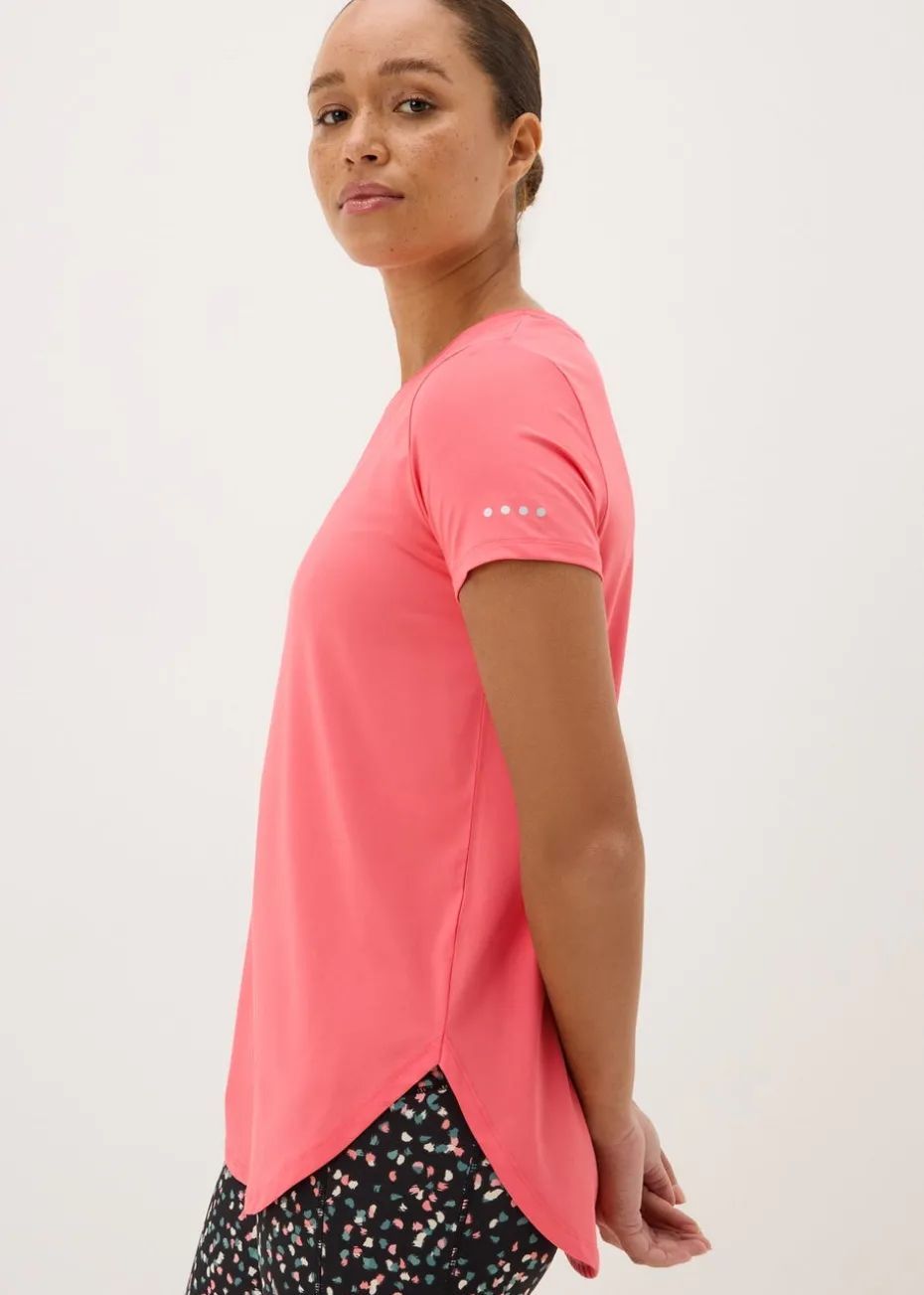 Souluxe Coral Longline T-Shirt