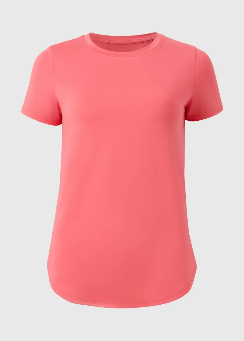 Souluxe Coral Longline T-Shirt