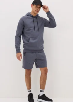 Souluxe Grey Panel Jogger Shorts