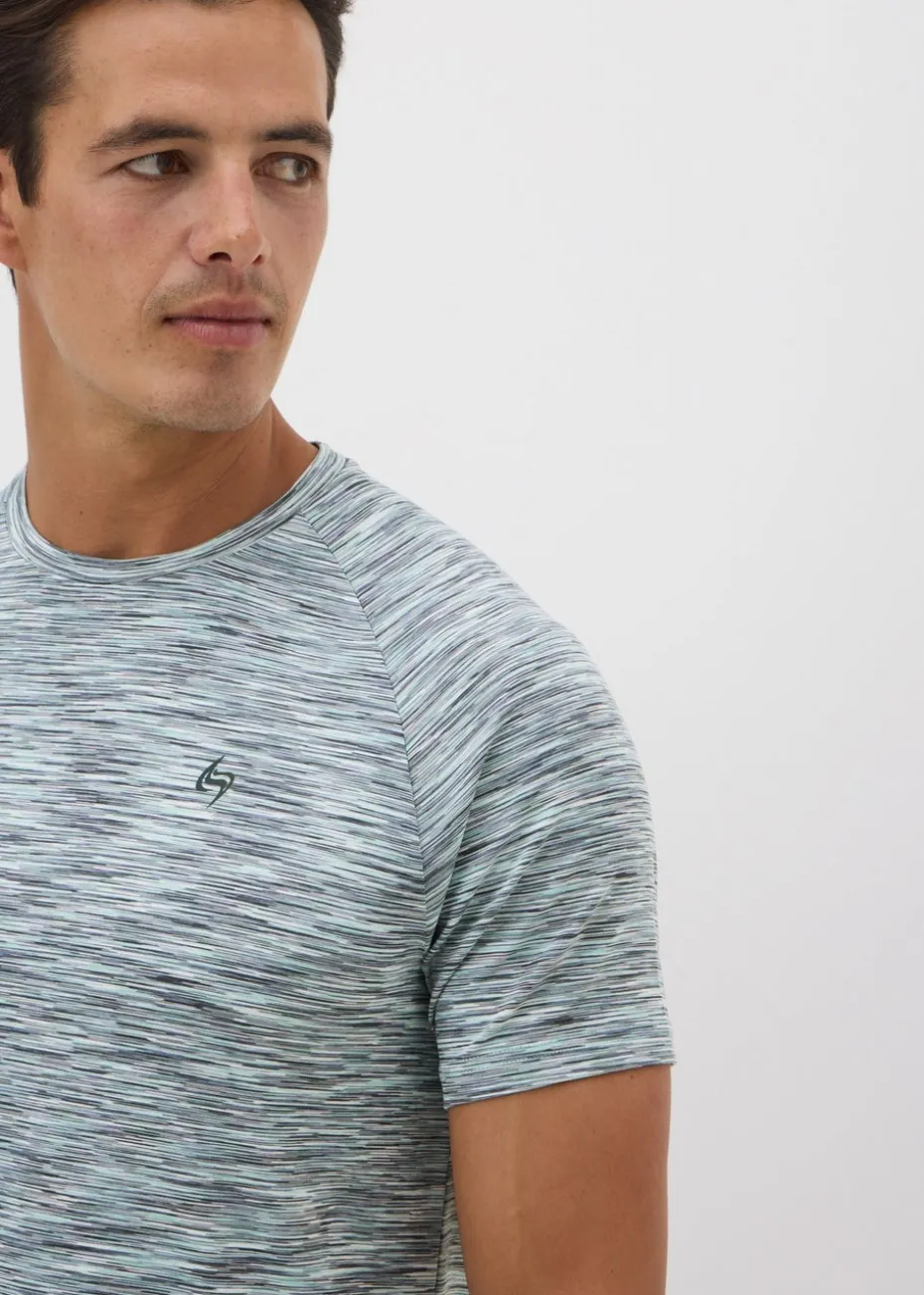 Souluxe Grey Space Dye T-Shirt