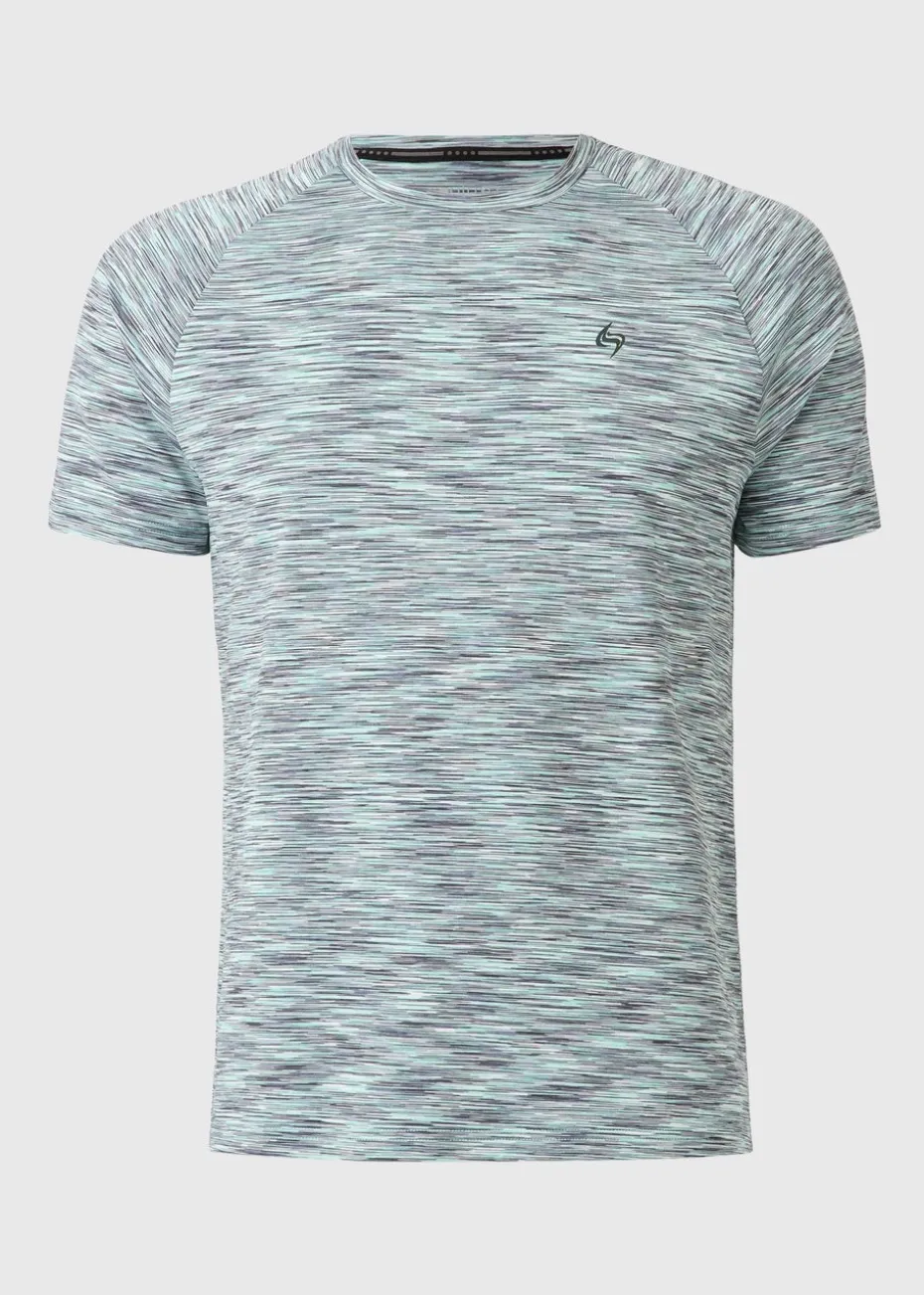 Souluxe Grey Space Dye T-Shirt