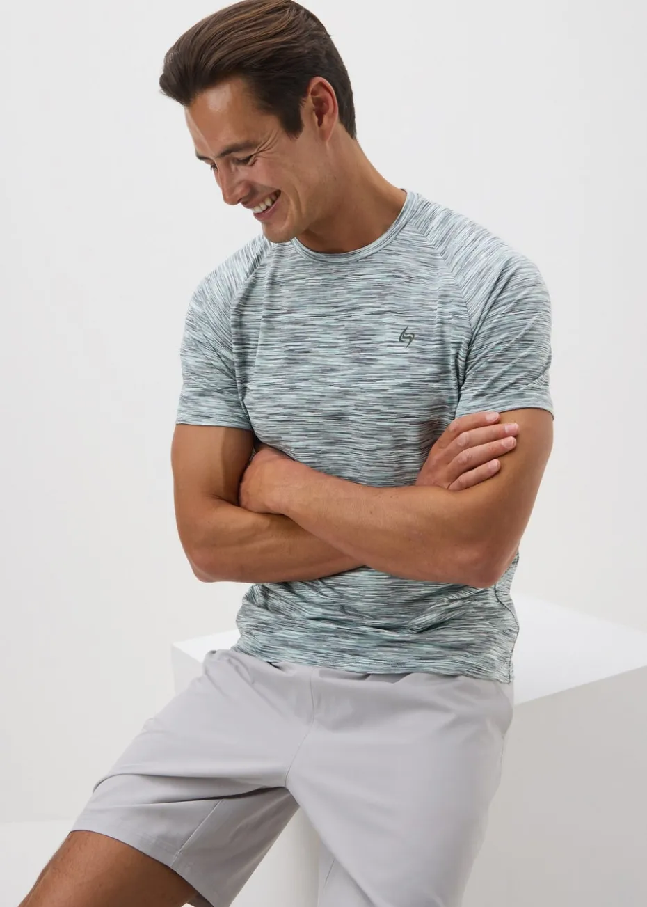 Souluxe Grey Space Dye T-Shirt