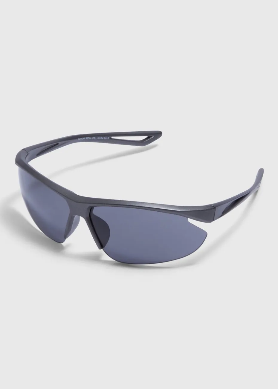 Souluxe Grey Sports Sunglasses