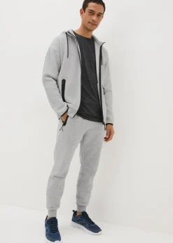 Souluxe Grey Tech Jogging Bottoms