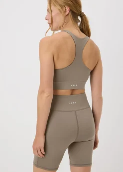 Souluxe Mocha Wrap Waist Cycle Shorts