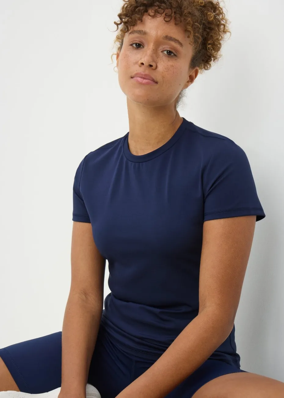 Souluxe Navy Fitted T-Shirt