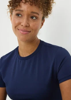 Souluxe Navy Fitted T-Shirt