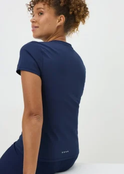 Souluxe Navy Fitted T-Shirt