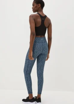 Souluxe Navy Textured Leggings