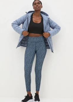 Souluxe Navy Textured Leggings