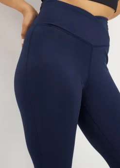 Souluxe Navy Wrap Waist Leggings