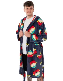 South Park Blue Cartman AOP Hooded Bathrobe