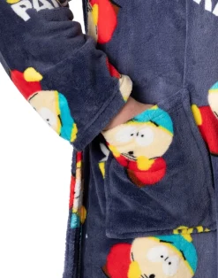 South Park Blue Cartman AOP Hooded Bathrobe
