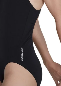 Speedo Kids Black Medalist One Piece Swimsuit (5-14yrs)