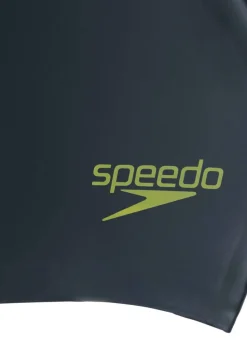 Speedo Kids Black/Green Silicone Swim Cap