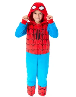 Spiderman Character Unisex Kids Blue Onesie (2-9 Years)