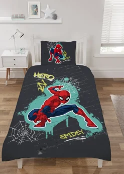 Spider-Man Dark Grey Duvet Set